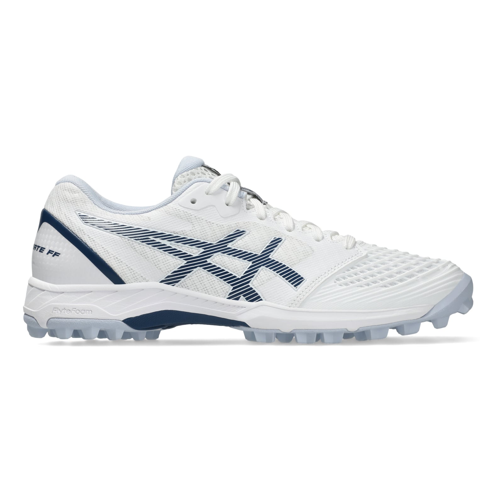 Asics Field Ultimate FF 2 Hockey Shoes - White/Independence Blue (2026/27) -  - Asics Hockey Schuhe