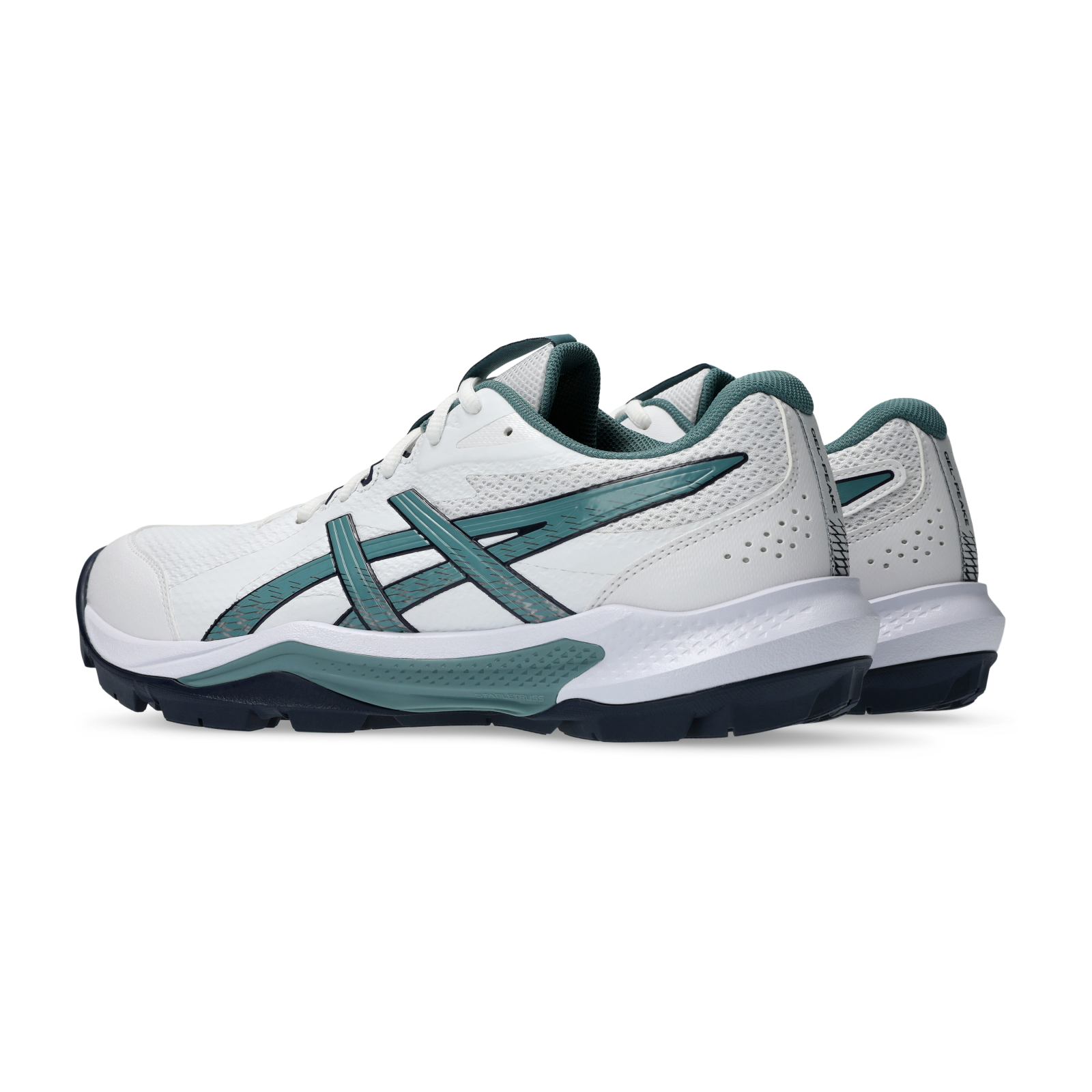 Asics GEL-Peake 3 Hockey Shoes - White/Foggy Teal (2026/27) -  - Scarpe da hockey Asics