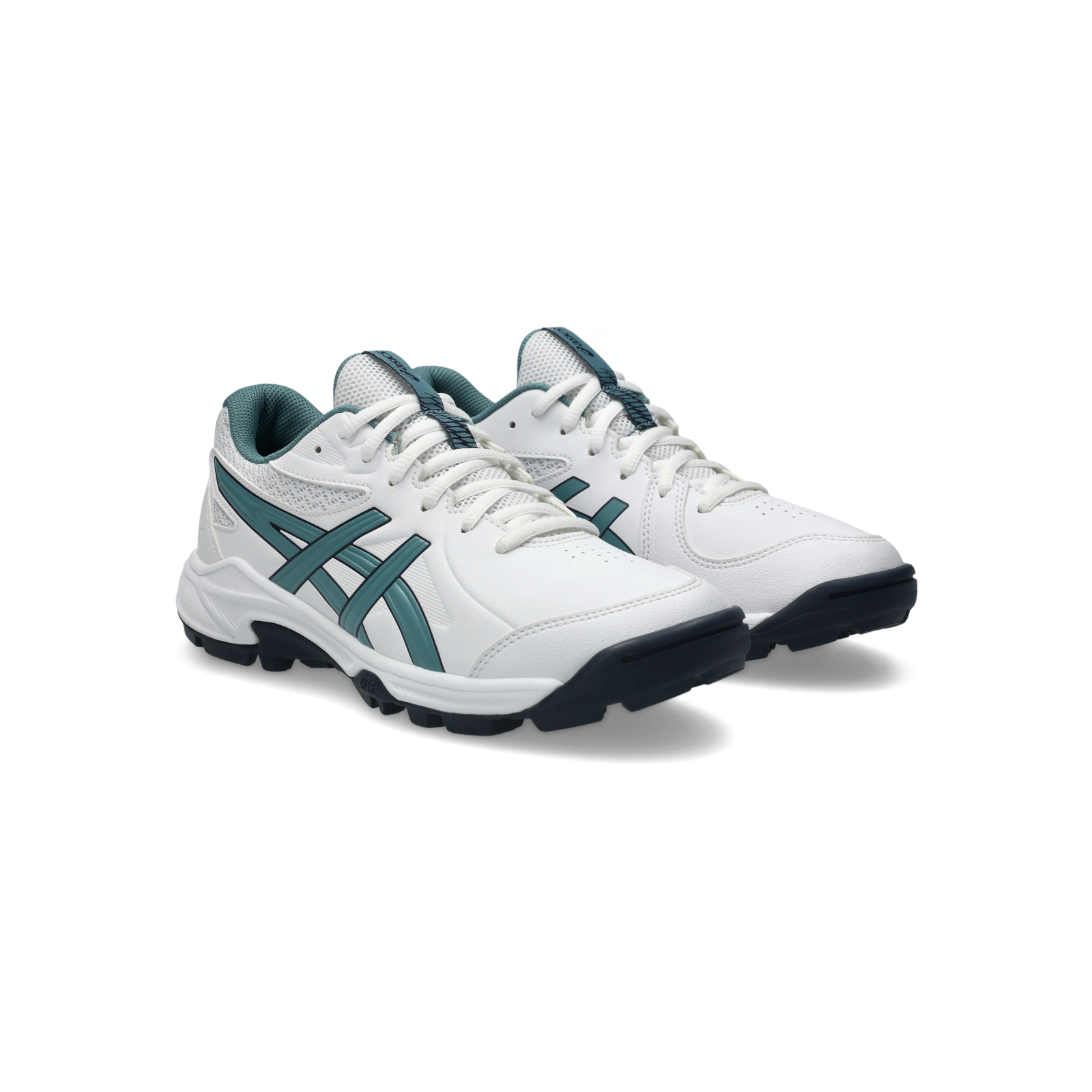Asics GEL-Peake 3 GS Junior Hockey Shoes - White/Foggy Teal (2026/27) - Asics GEL-Peake 3 GS Junior Hockey Shoes - White/Foggy Teal