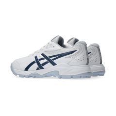 Asics GEL-Peake 3 GS Junior Hockey Shoes - White/Independence Blue (2026/27)