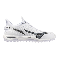 Mizuno Wave Leopardus Hockey Shoes - White/Metallic Gray