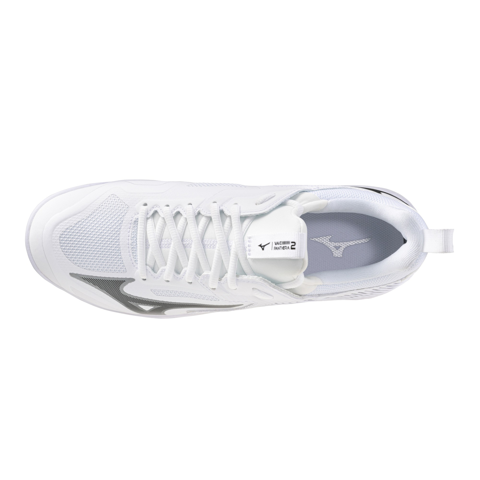 Mizuno Wave Panthera 2 Hockey Shoes - White/Black/Silver (2026/27) - Mizuno Wave Panthera 2 Hockey Shoes - White/Black/Silver