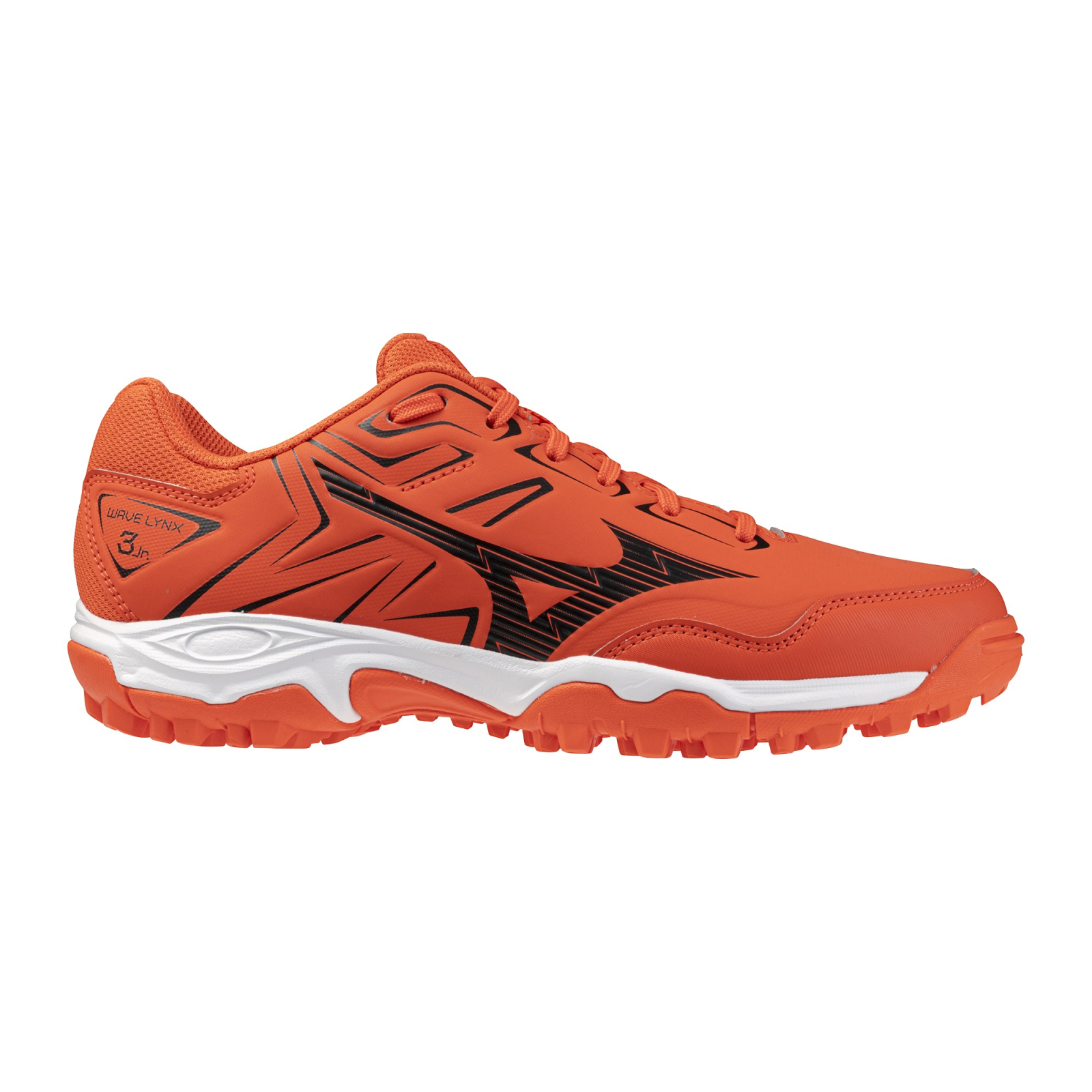 Mizuno Wave Lynx 3 Junior Hockey Shoes - Sunstone/Black (2026/27) - Mizuno Wave Lynx 3 Junior Hockey Shoes - Sunstone/Black