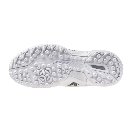 Mizuno Wave Lynx 3 Junior Hockey Shoes - White/Black (2026/27)