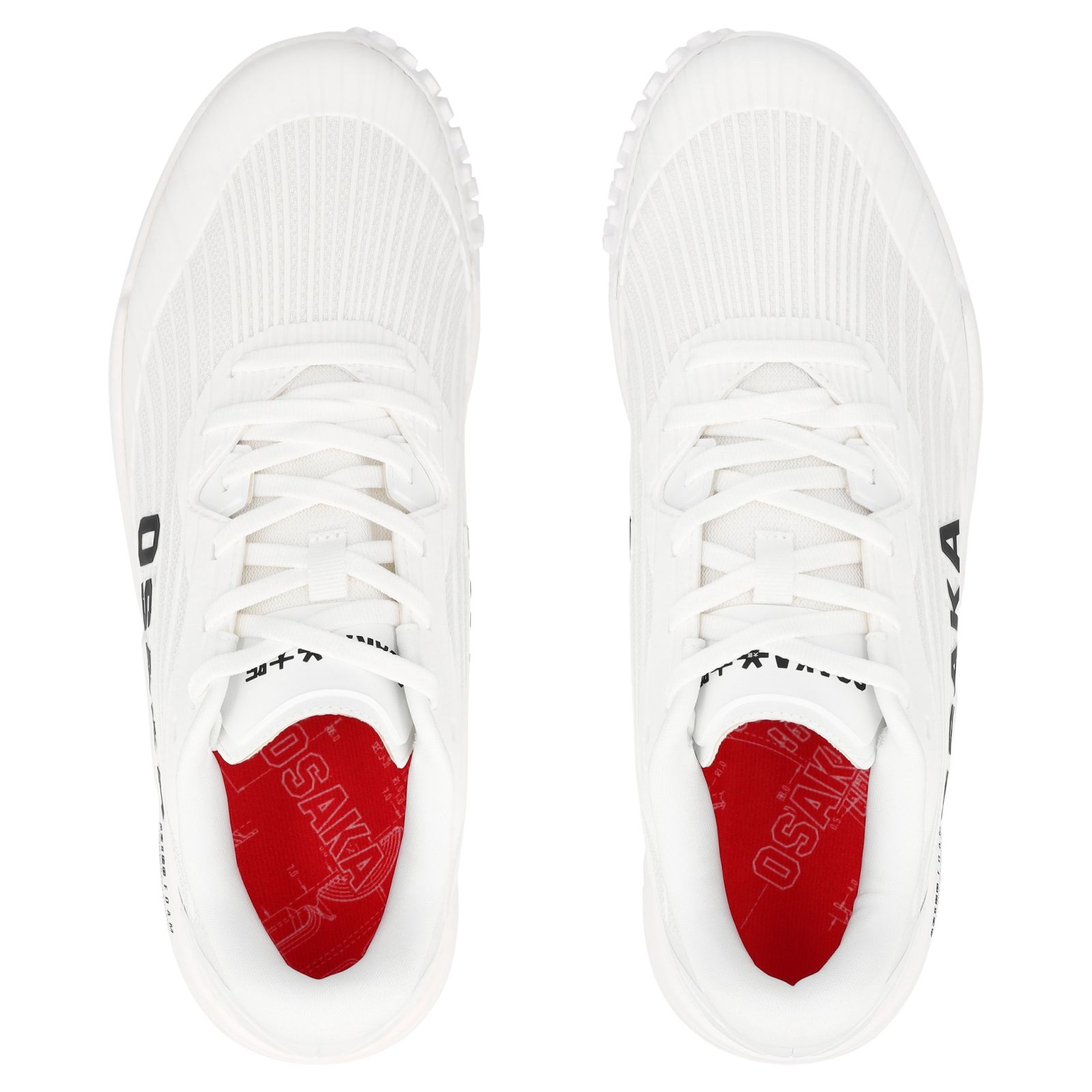 Osaka Ryu Court Hockey Shoes - Iconic White (2026/27) - Scarpe da hockey su prato Osaka Ryu - Bianco Iconico (2026/27)