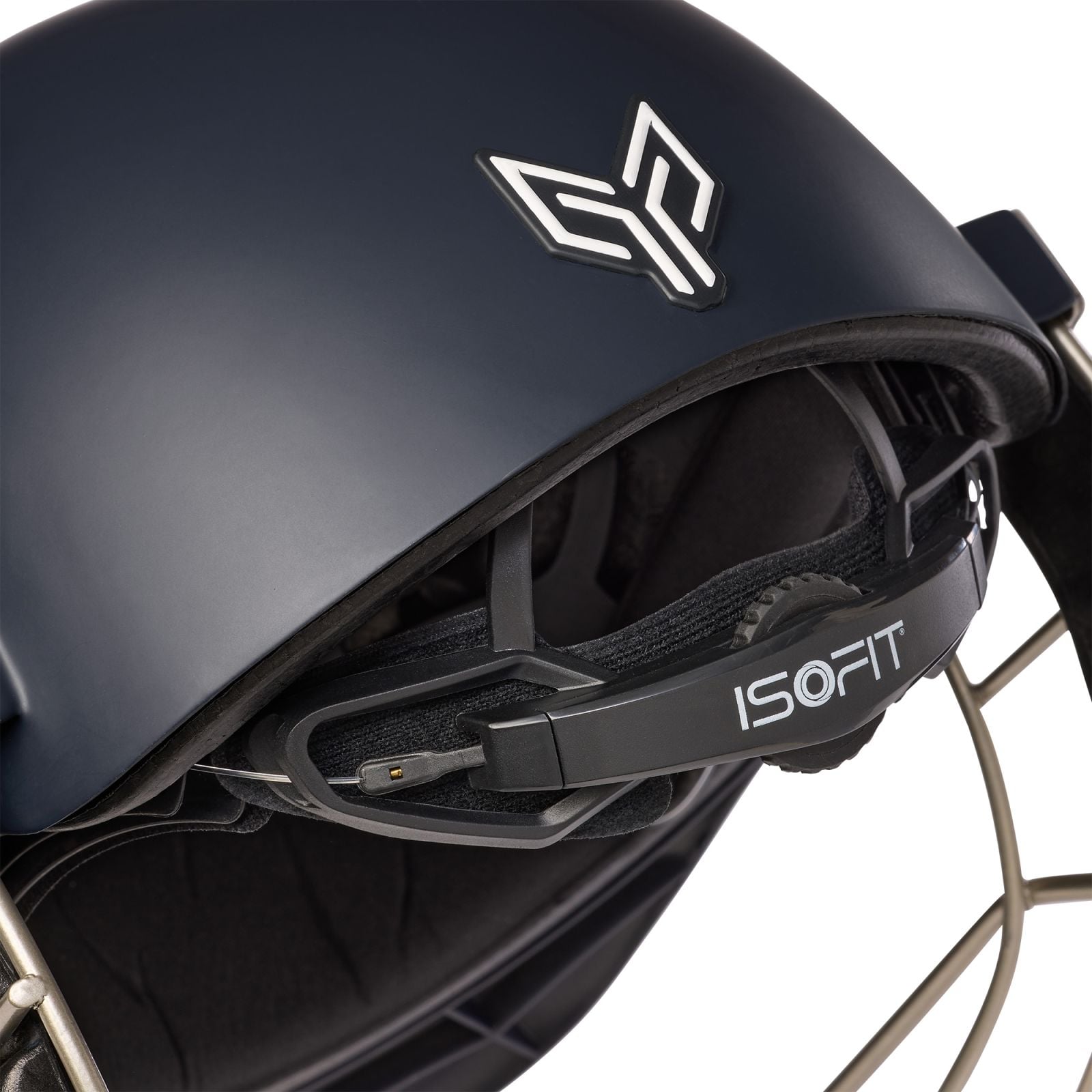 KNYX C5 ISO PRO Navy Cricket Helmet - Image 8 of 14