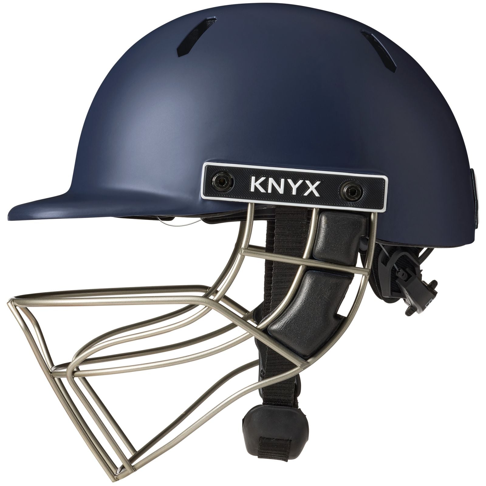 KNYX C5 ISO PRO Navy Cricket Helmet - Image 10 of 14