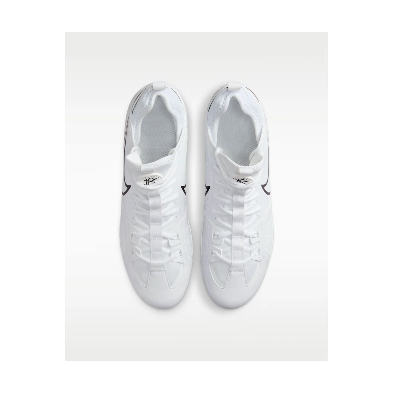 Nike Huarache 9 Varsity Lacrosse Boots - White/Black - Image 4 of 9