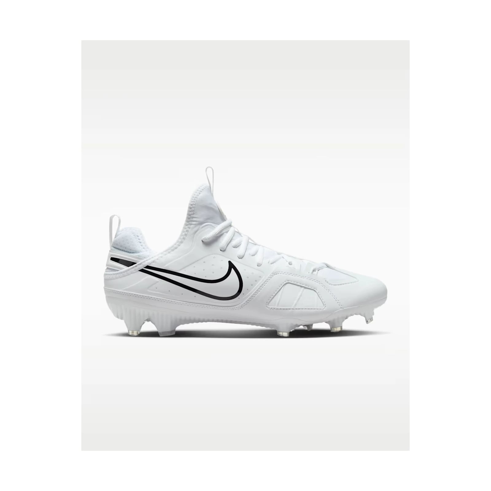Nike Huarache 9 Varsity Lacrosse Boots - White/Black - Image 7 of 9