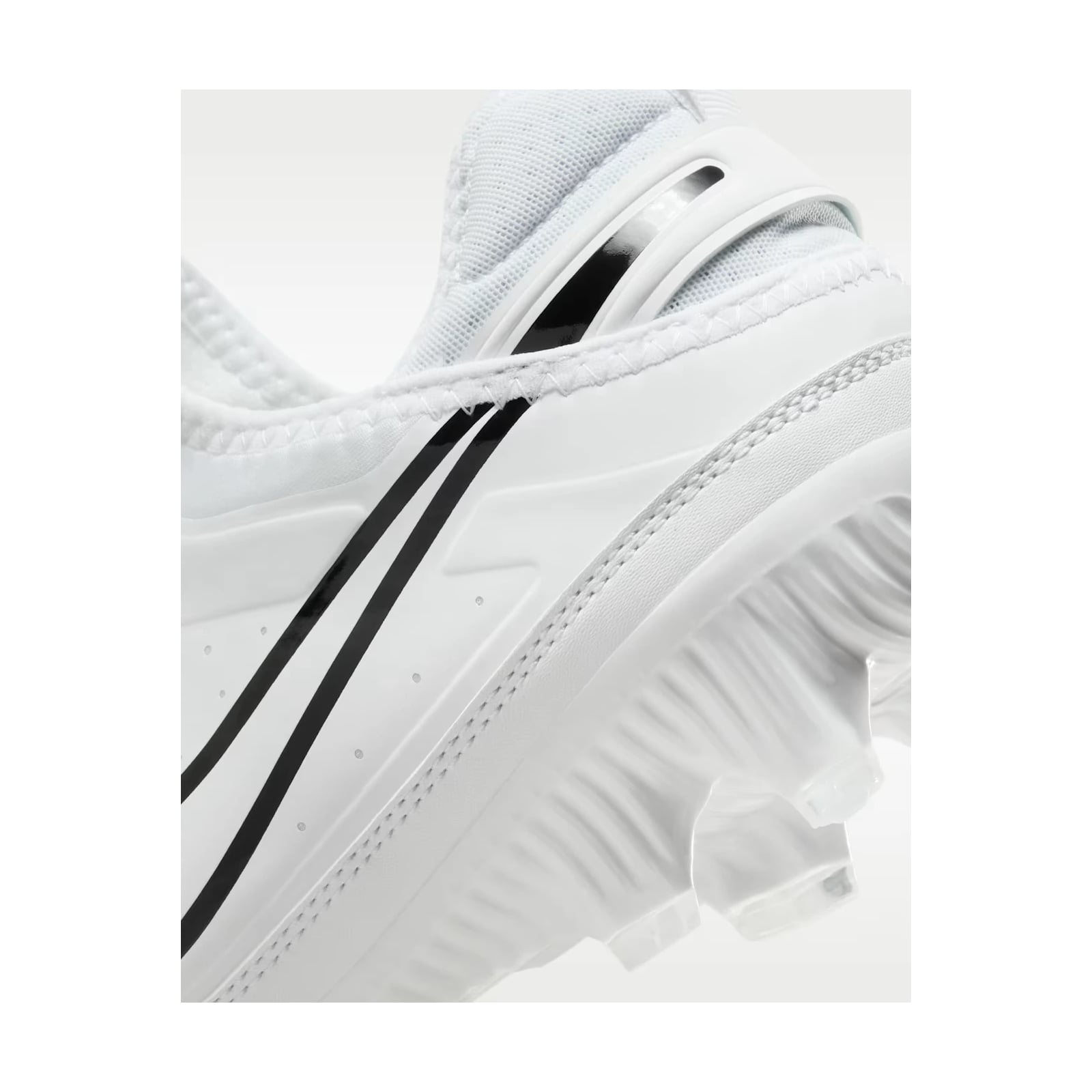 Nike Huarache 9 Varsity Lacrosse Boots - White/Black - Image 9 of 9