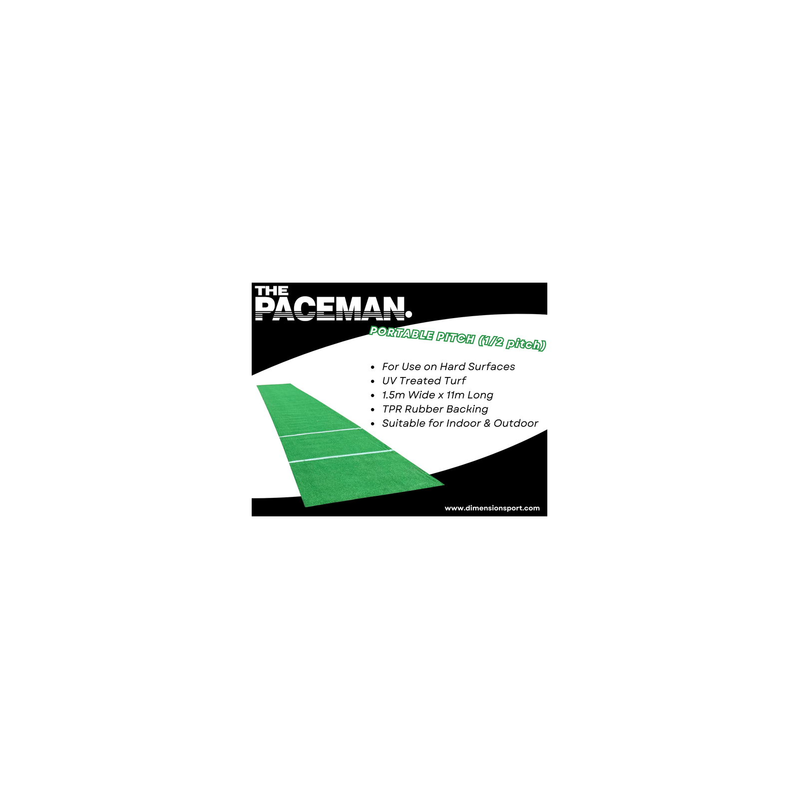 Paceman Hard Surface Pitch -11m (2026) - Goods In - Pending