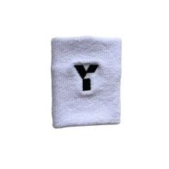 Y1 Cotton Sweatband - Pack of 2 - White (2026)