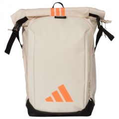 Adidas MultiGame Padel Backpack - White/Orange (2026)