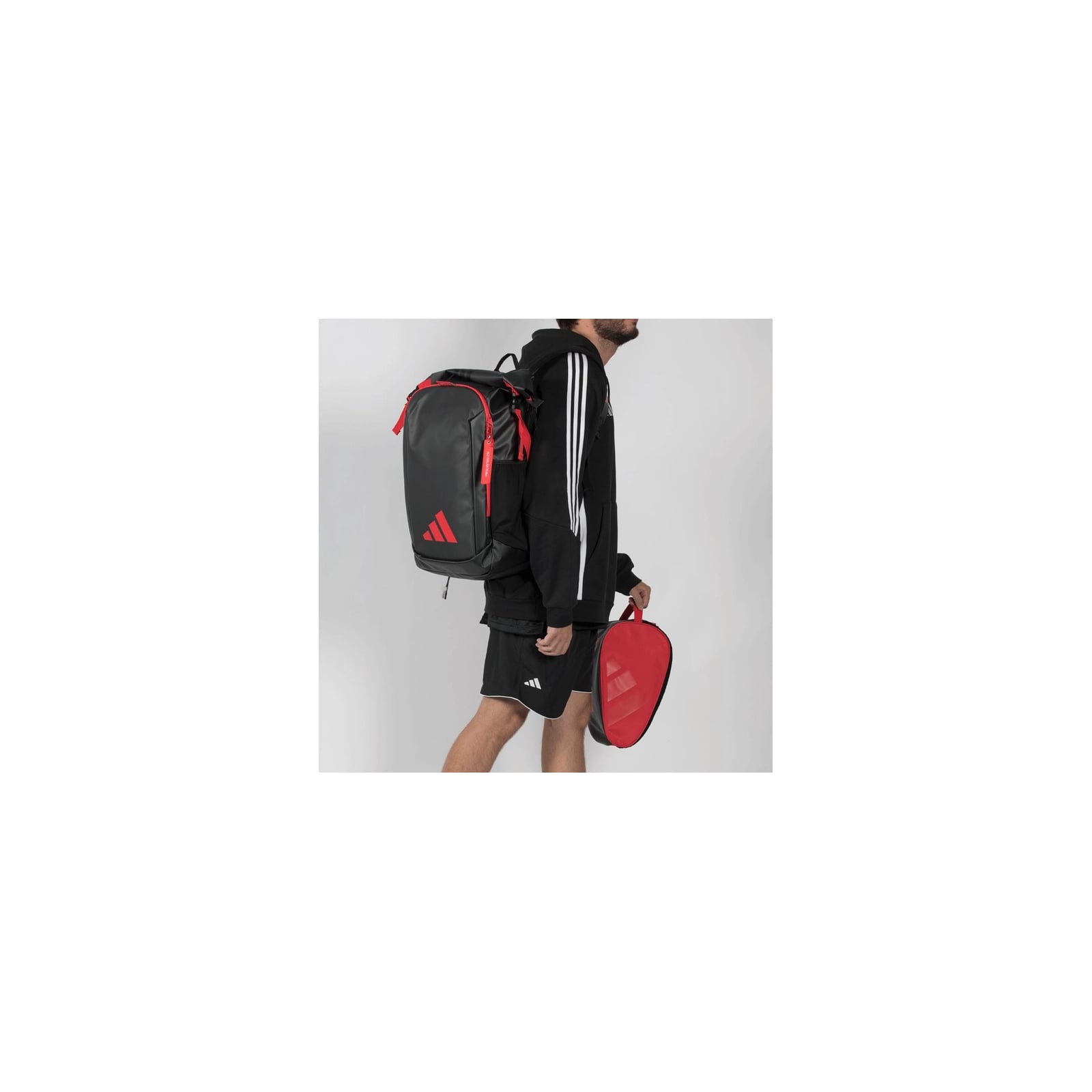 Adidas MultiGame Padel Backpack - Black/Red (2026) - Image 3 of 4