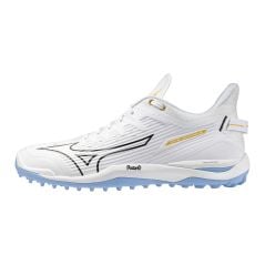 Mizuno Wave Leopardus Hockey Shoes - White/Celeste (2026/27)