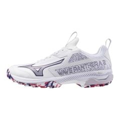 Mizuno Wave Panthera 2 Hockey Shoes - White/Violet (2026/27)