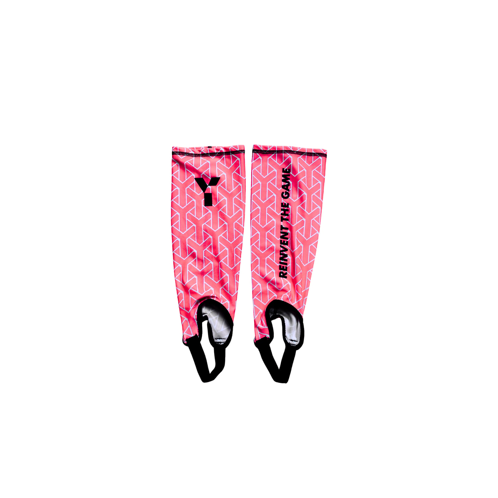 Y1 Hockey Shin Liners (with Stirrup) - Pink (2026/27) -