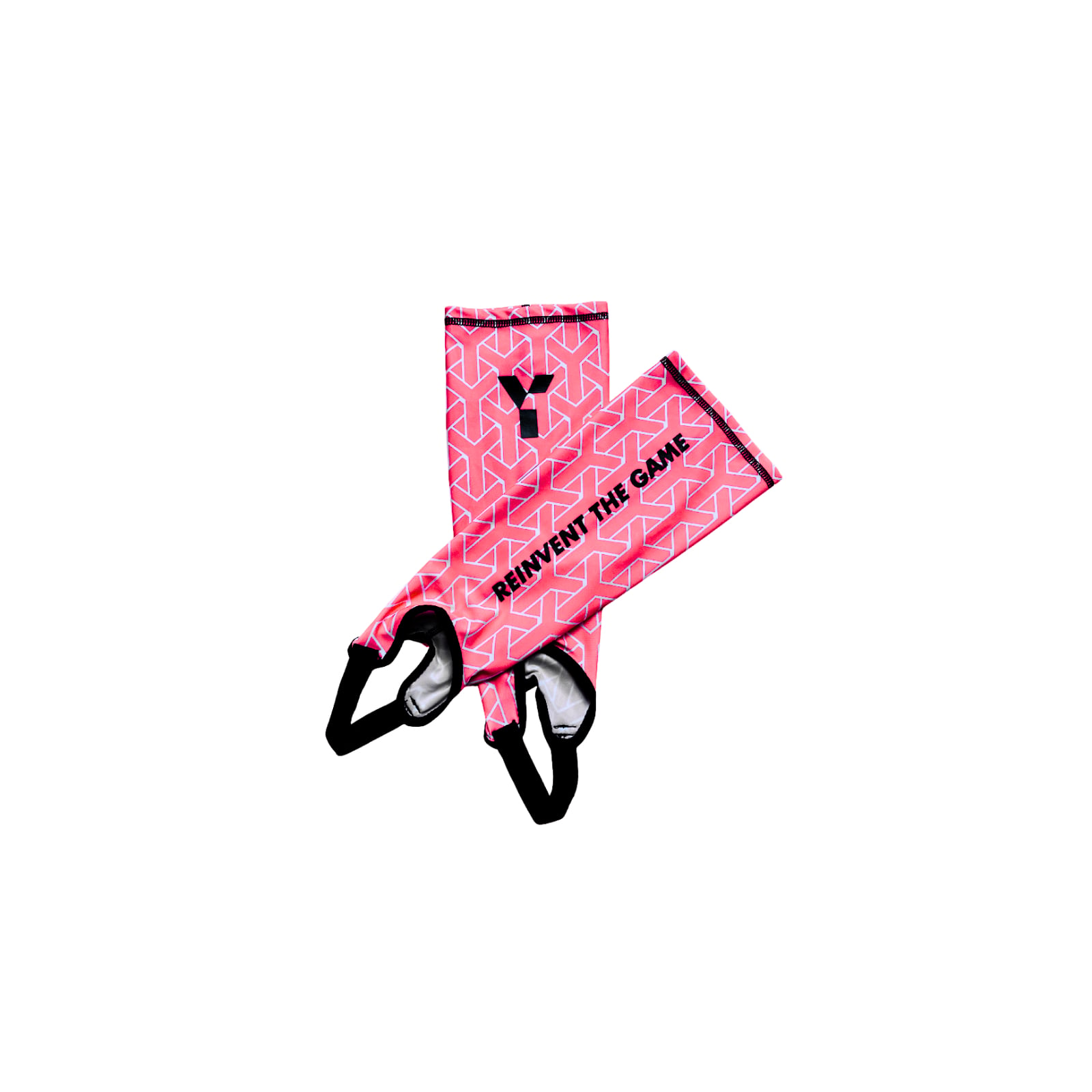 Y1 Hockey Shin Liners (with Stirrup) - Pink (2026/27) -