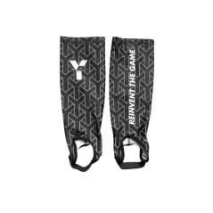 Y1 Hockey Shin Liners (with Stirrup) - Black (2026/27)