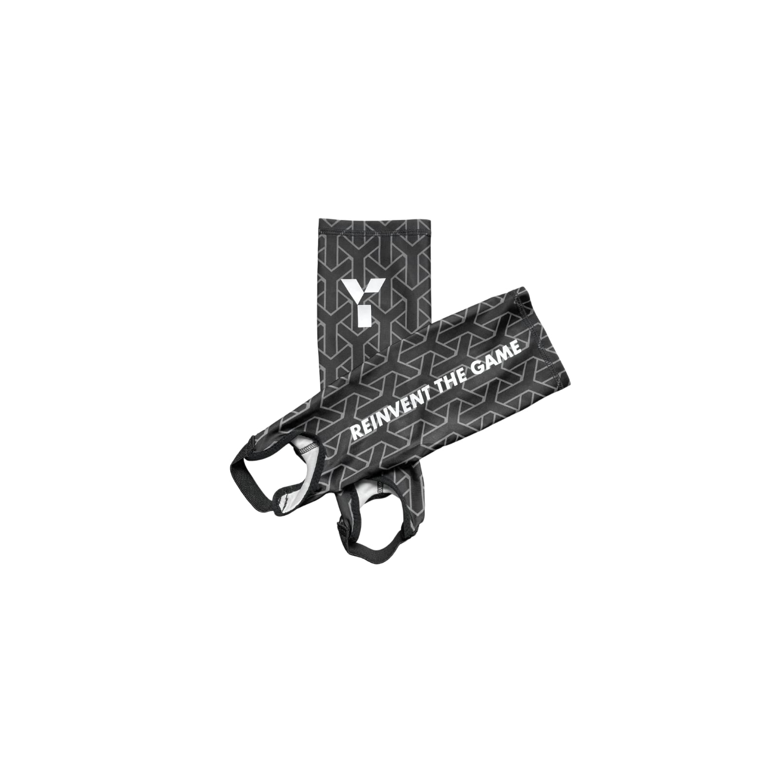 Y1 Hockey Shin Liners (with Stirrup) - Black (2026/27) -