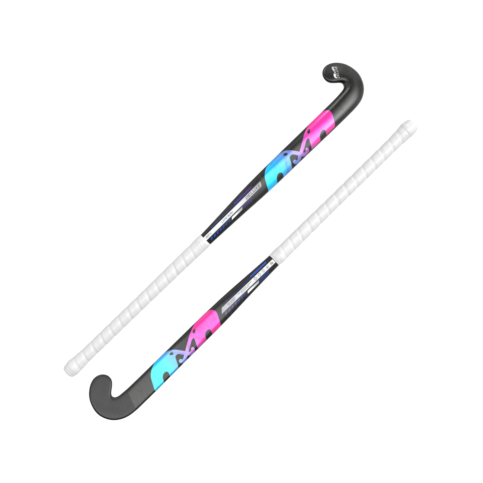 TK Deluxe Late Bow Black-Sky-Pink Hockey Stick (2026/27) - Casa