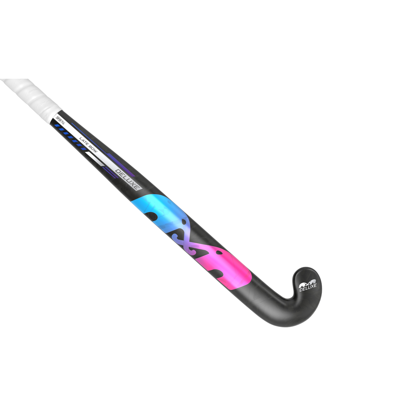TK Deluxe Late Bow Black-Sky-Pink Hockey Stick (2026/27) - Casa