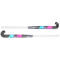 TK Deluxe Late Bow Black-Sky-Pink Hockey Stick (2026/27) - Casa