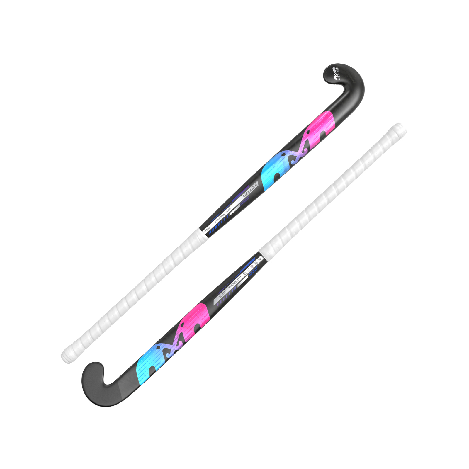 TK Deluxe Control Bow Black-Sky-Pink Hockey Stick (2026/27) -