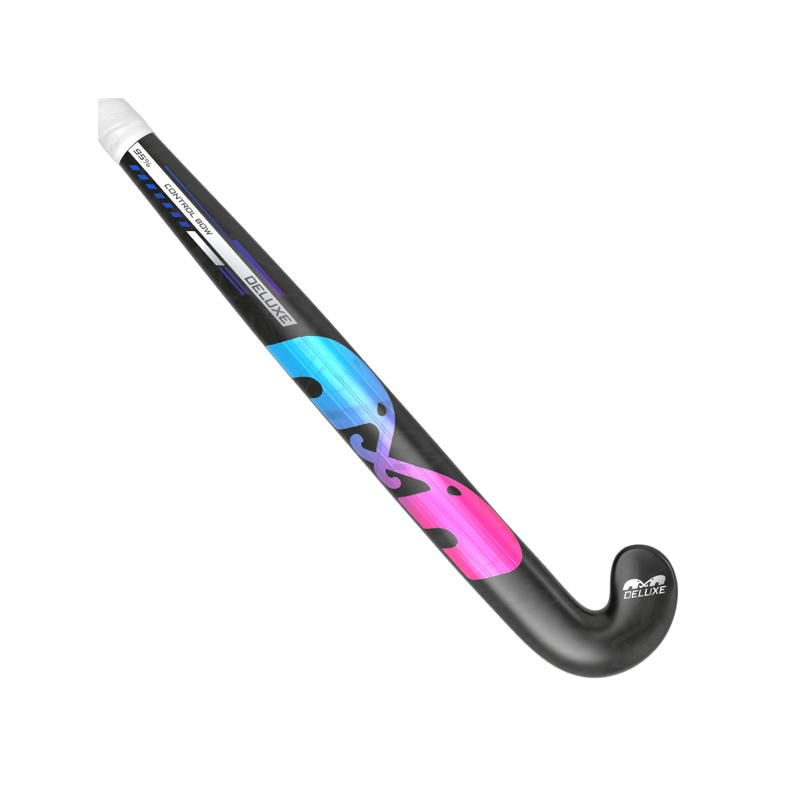 TK Deluxe Control Bow Black-Sky-Pink Hockey Stick (2026/27) -