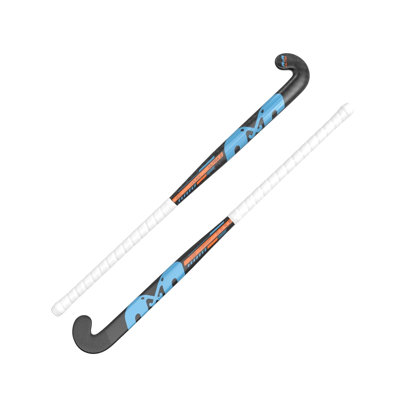 TK U2 Late Bow Black-Aqua Hockey Stick (2026/27) - Casa