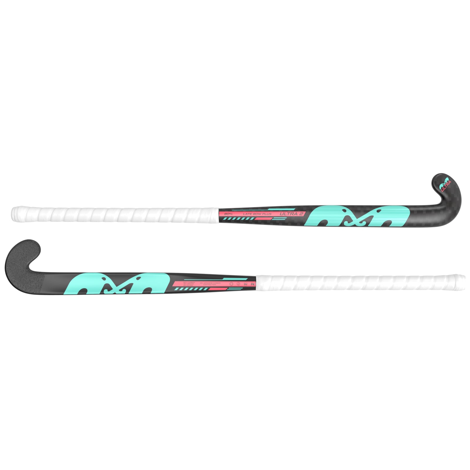 TK U2 Late Bow Plus Black-Aqua Hockey Stick (2026/27) - Casa