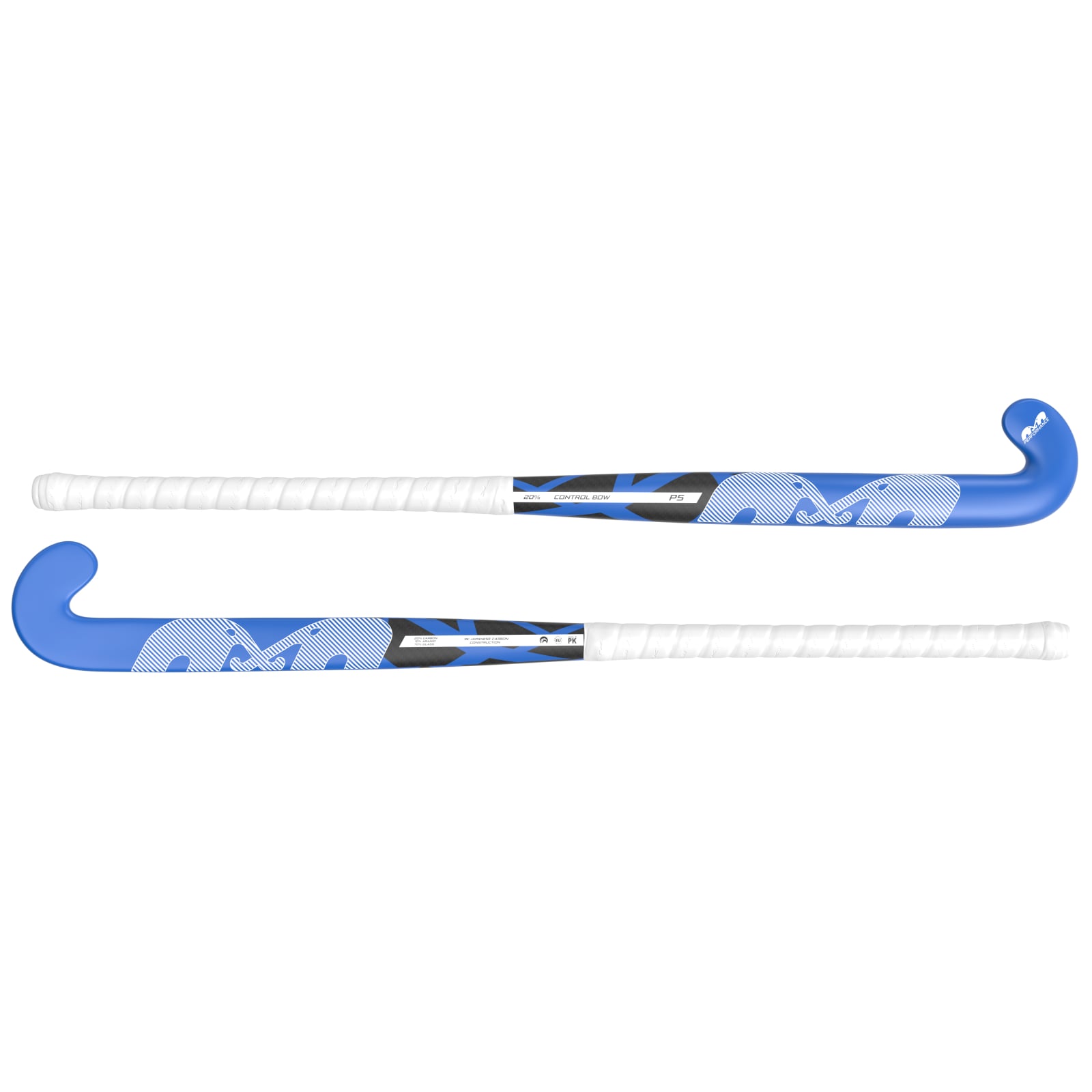 TK P5 Control Bow Hockey Stick - Blue-White (2026/27) - Home