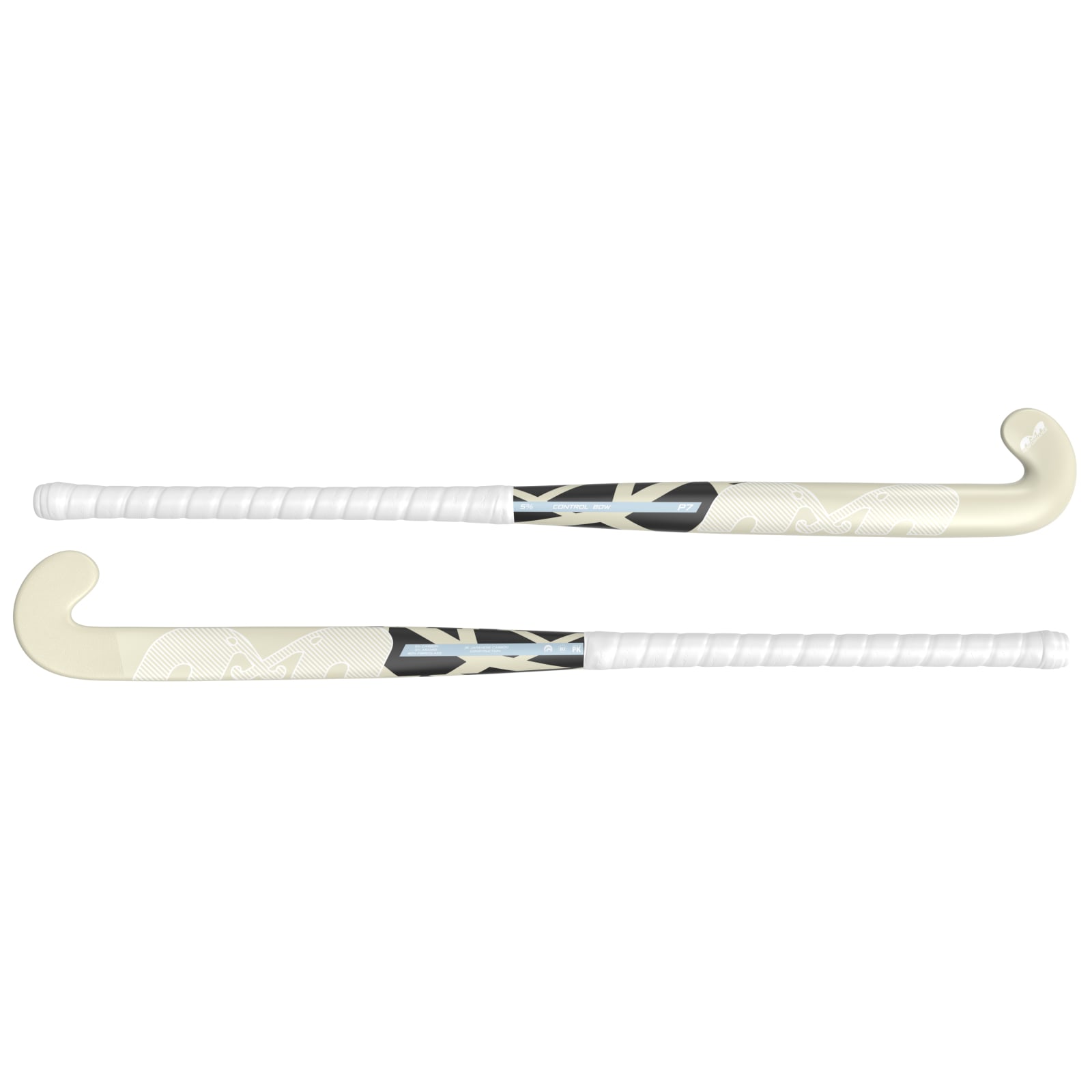 TK P7 Control Bow Sand-White Hockey Stick (2026/27) - Home