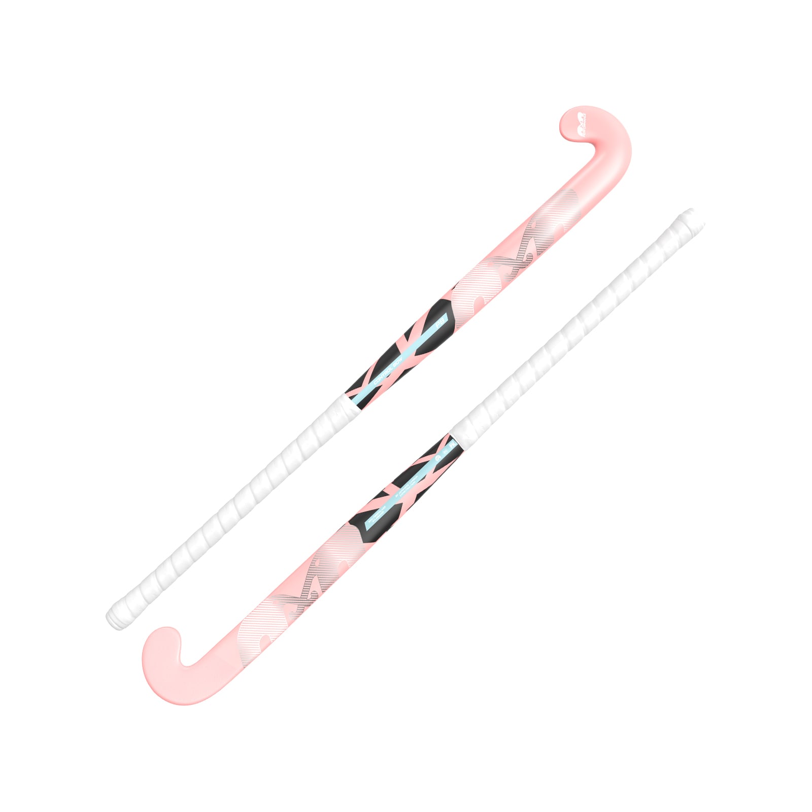 TK P8 Control Bow Coral-Silver Hockey Stick (2026/27) - Home