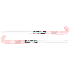 TK P8 Control Bow Coral-Silver Hockey Stick (2026/27) - Home