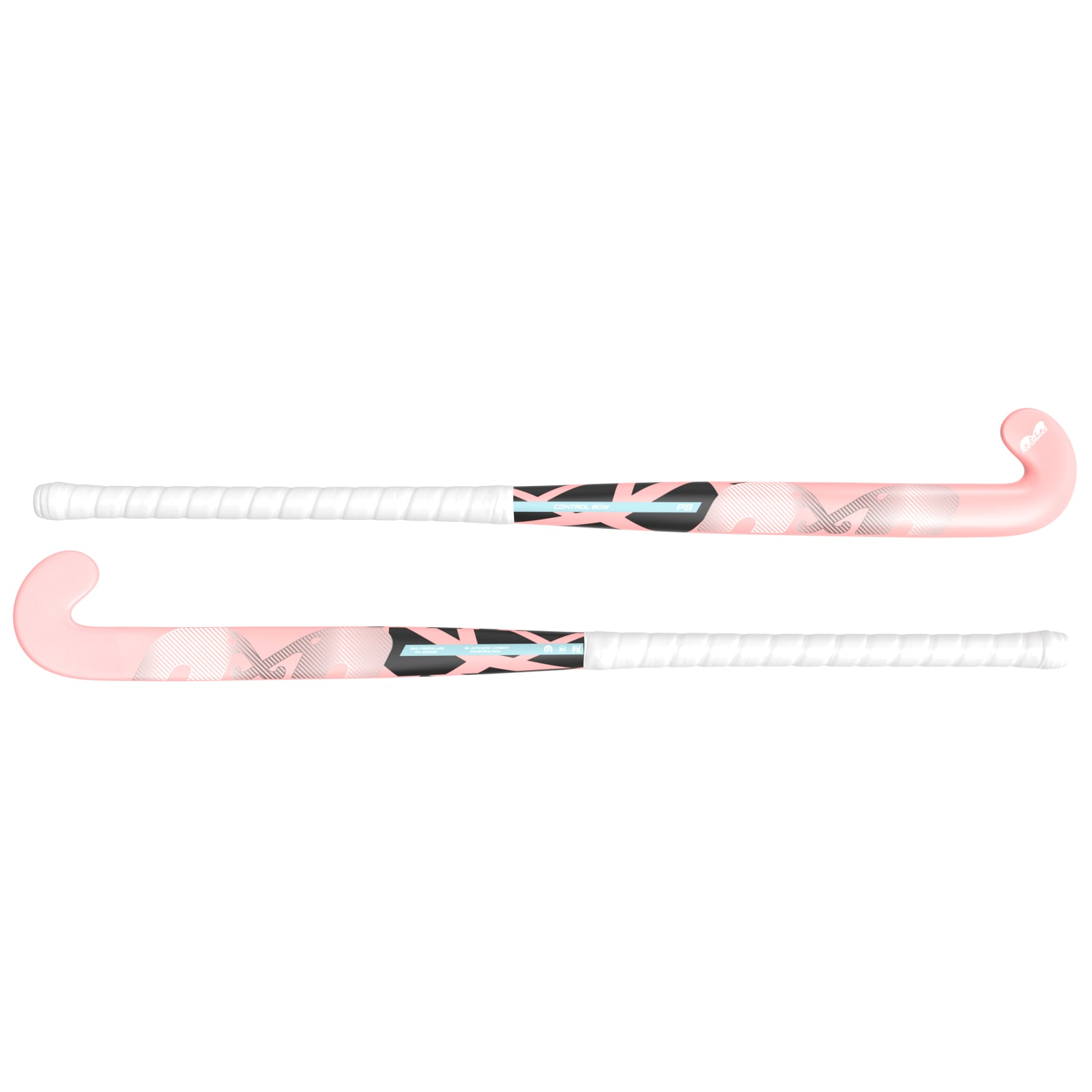 TK P8 Control Bow Coral-Silver Hockey Stick (2026/27) - Home