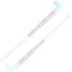 TK P6 Control Bow Indoor Hockey Stick - Grey-Coral (2026/27) -