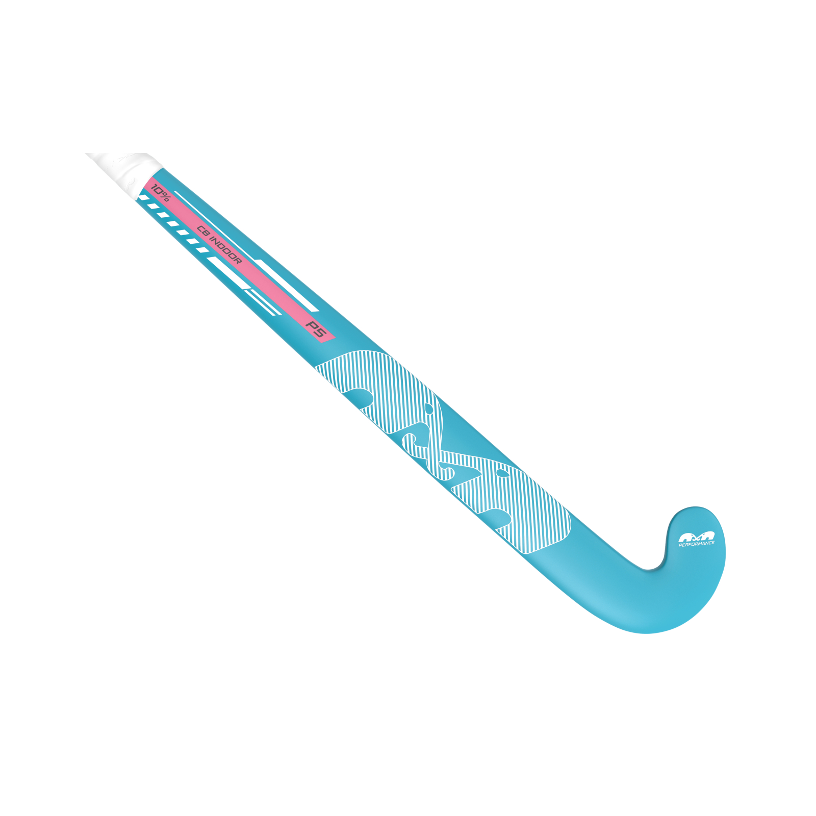 TK P5 Control Bow Indoor Hockey Stick - Grey-Blue (2026/27) -