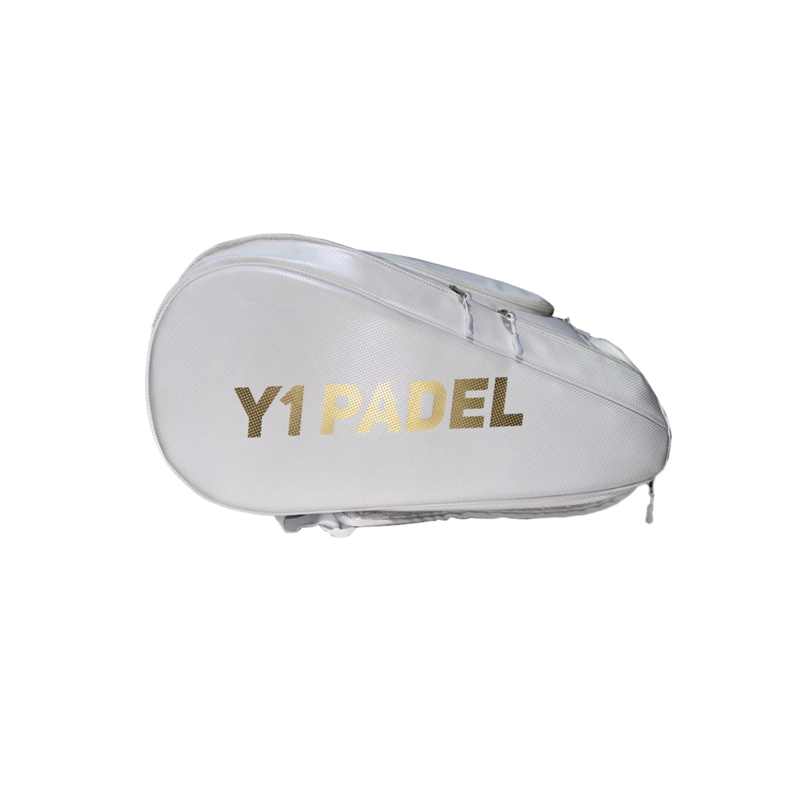 Y1 LTD Pro Padel Bag - (White/Gold) (2026) - Home