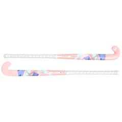 TK Jnr Control Bow Coral-Silver-Sky Hockey Stick (2026/27)