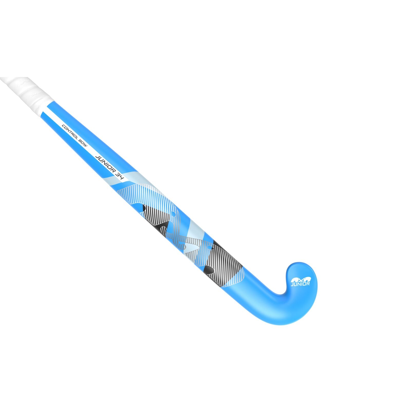 TK Jnr Control Bow Blue-Silver-Black Hockey Stick (2026/27) - Image 2 of 2