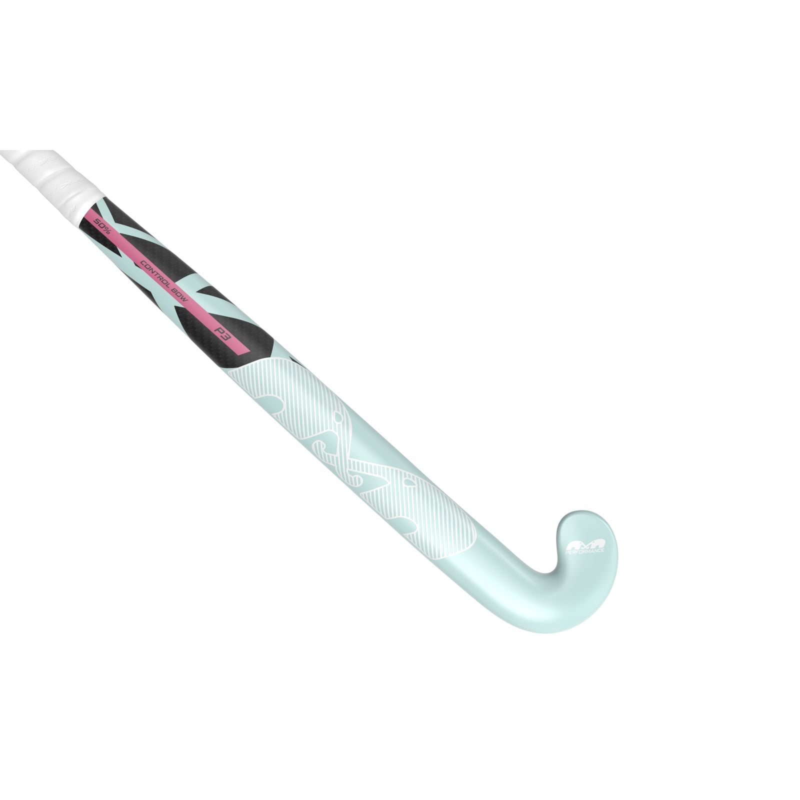 TK P3 Control Bow Light Aqua-White Hockey Stick (2026/27) - Image 2 of 2