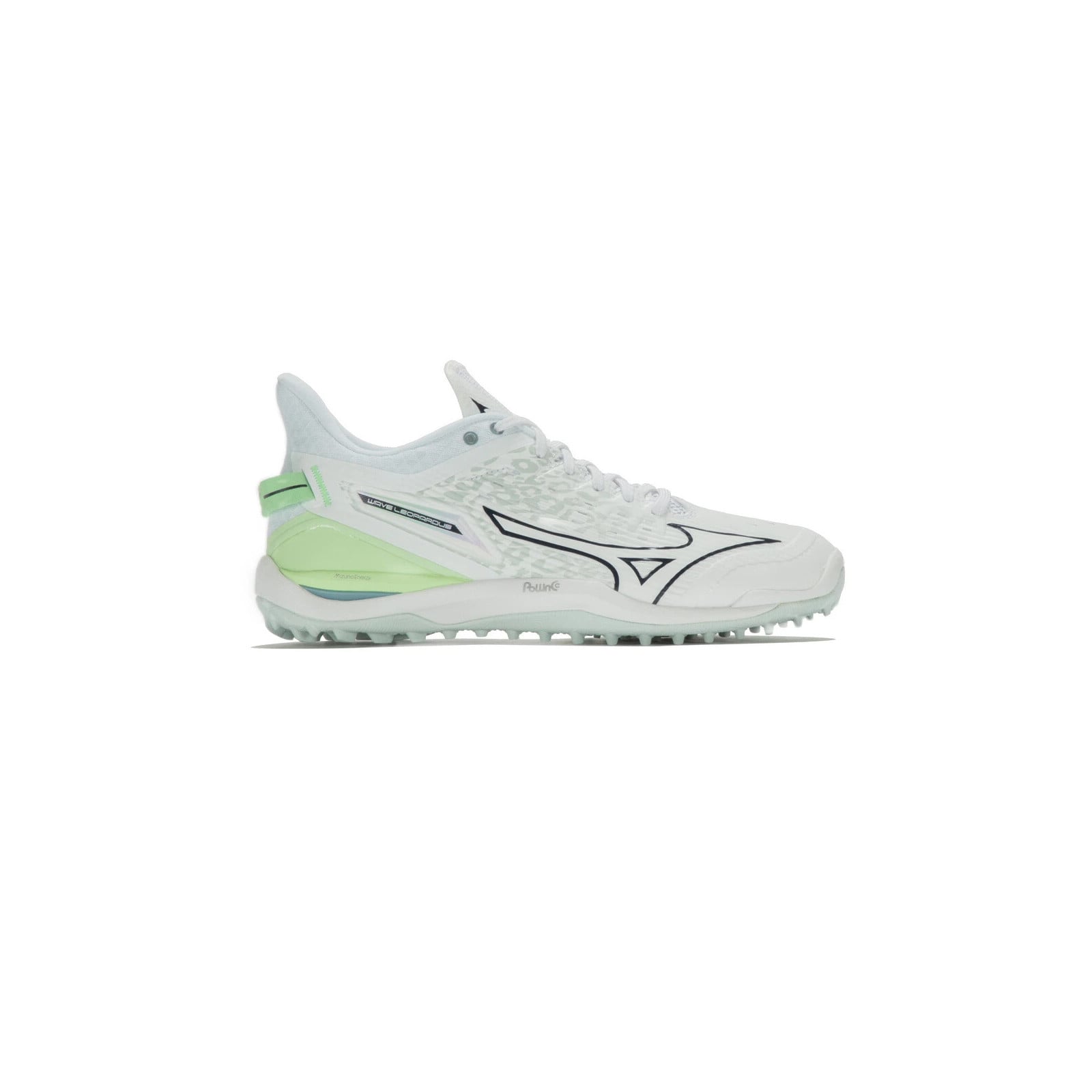 Mizuno Wave Leopardus Hockey Shoes - White - Hockey Equipment