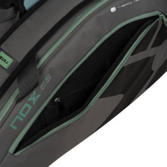 NOX AT10 Team Padel Bag - Grey/Green (2026/27) - Padel Bags