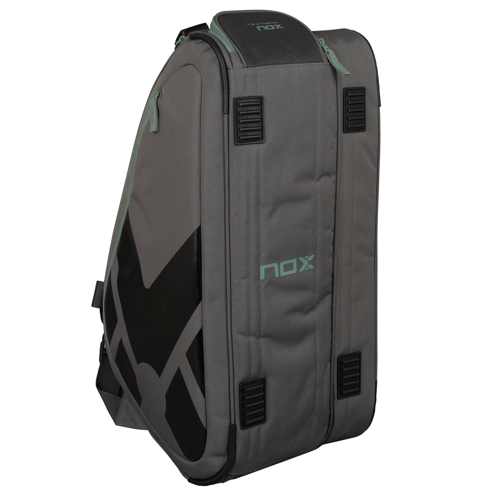 NOX AT10 Team Padel Bag - Grey/Green (2026/27) - Padel Bags