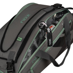 NOX AT10 Team Padel Bag - Grey/Green (2026/27) - Padel Bags