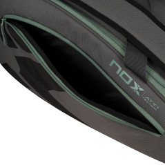 NOX AT10 Team Padel Bag - Grey/Green (2026/27) - Padel Bags