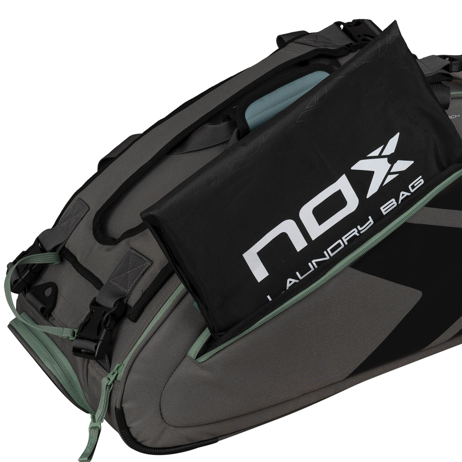 NOX AT10 Team Padel Bag - Grey/Green (2026/27) - Padel Bags