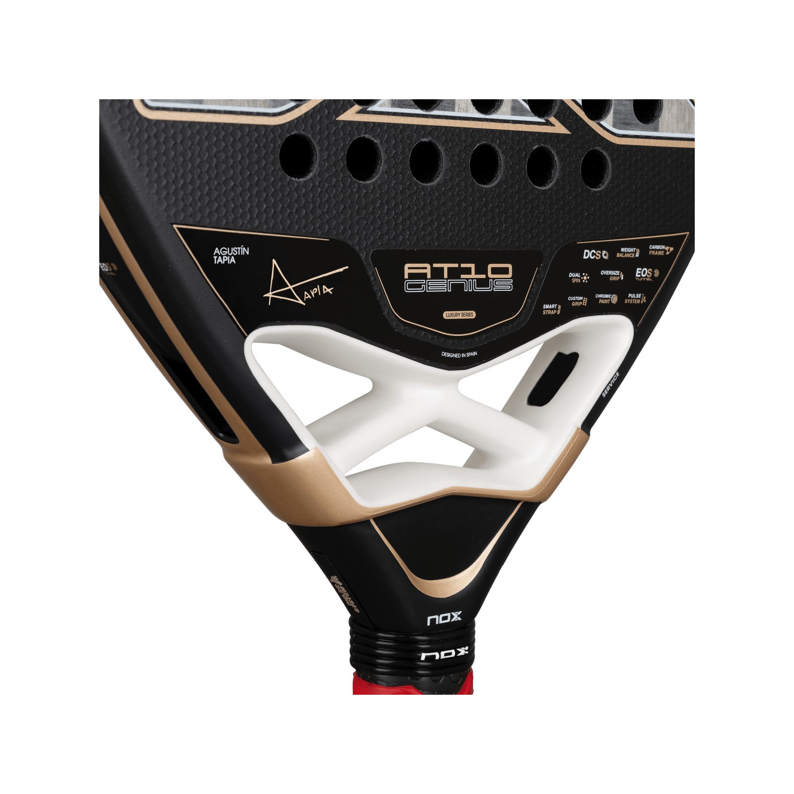 NOX AT10 Genius 18K Alum Padel Racket (2026) - NOX Padel Rackets