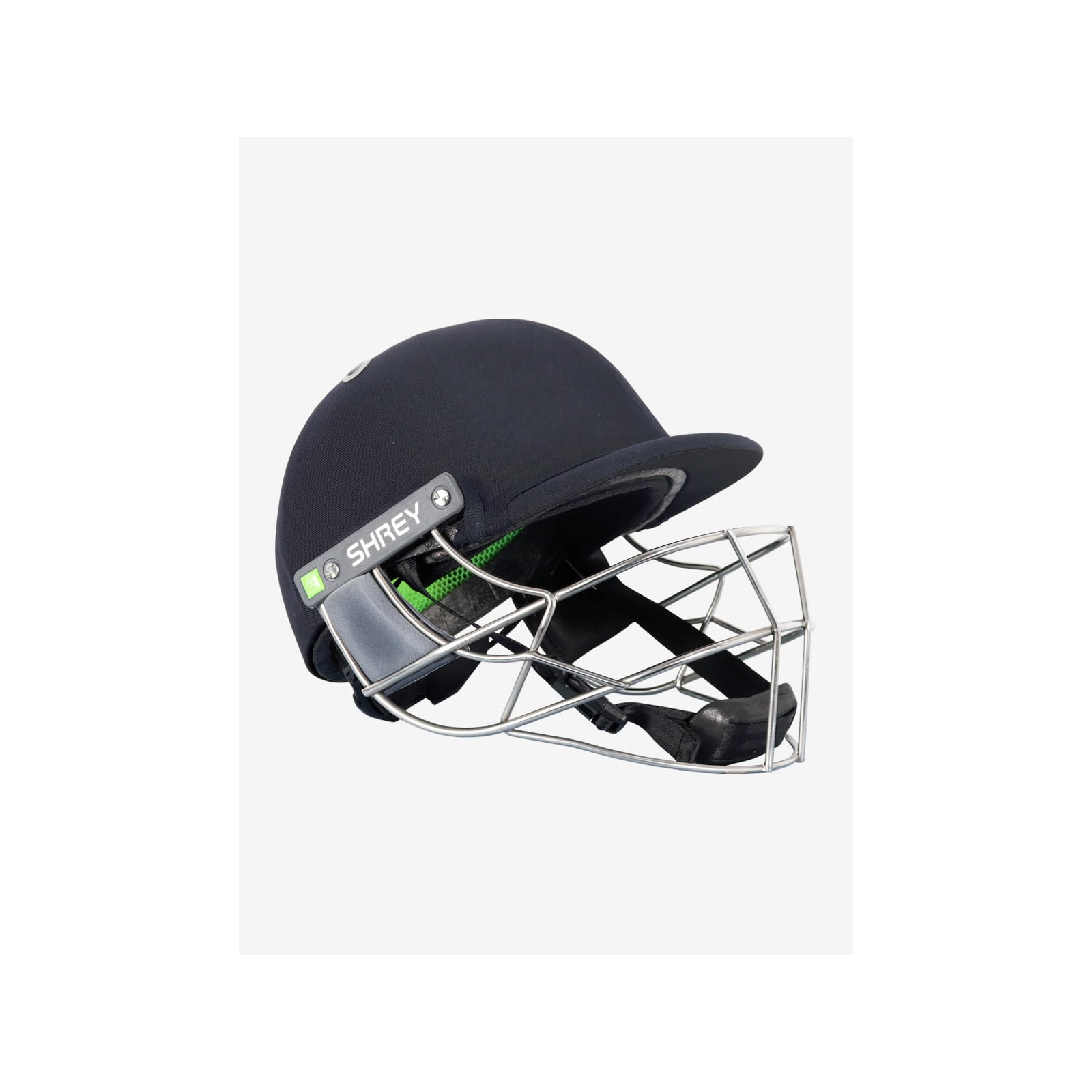 Shrey Koroyd Stainless Steel Cricket Helmet - With Neck Guard (2027) - Shrey Koroyd Stainless Steel Cricket Helmet - With Neck Guard